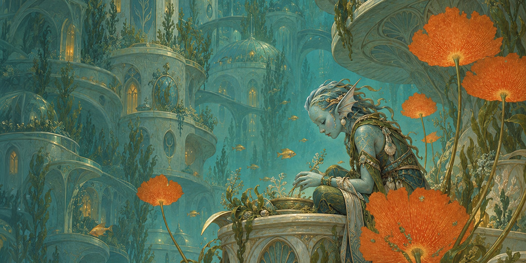 An inhabitant of Léoneth beneath the sea.